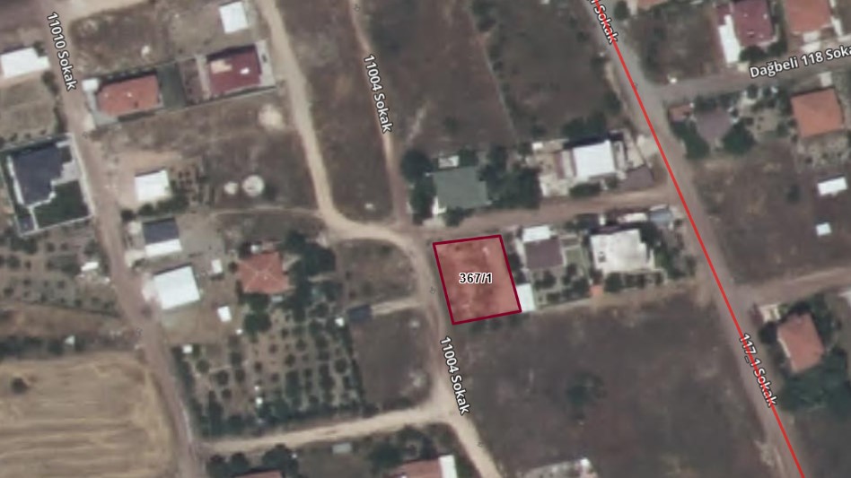 BADEMAĞACI'NDA SATILIK ALTYAPISI HAZIR 400 M2 KÖŞE PARSEL Resim